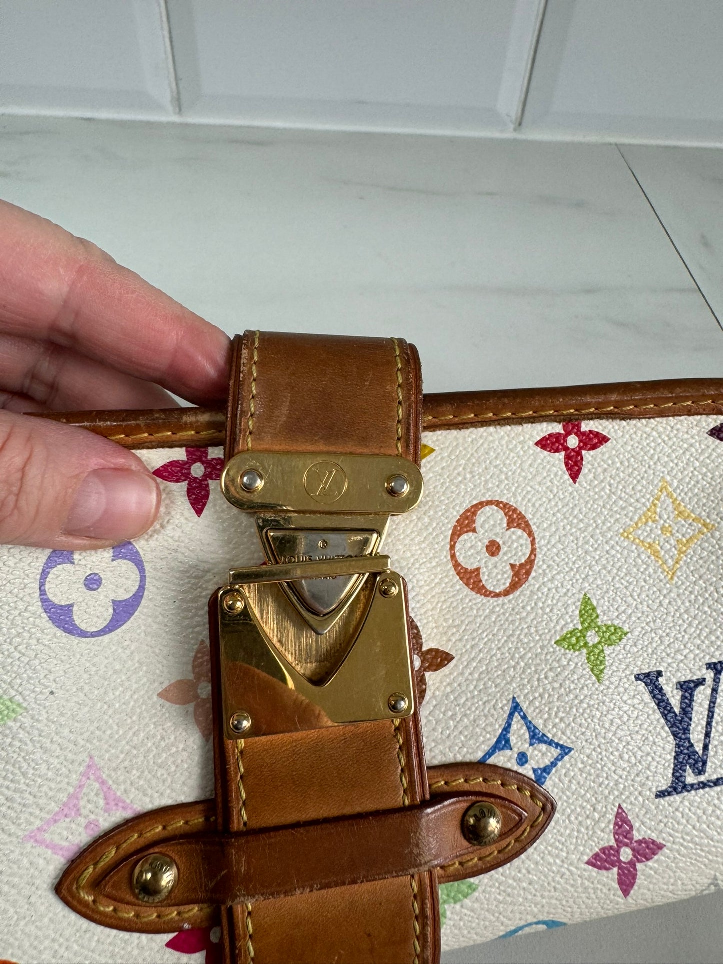 Louis Vuitton Shirley - Multicolore blanc