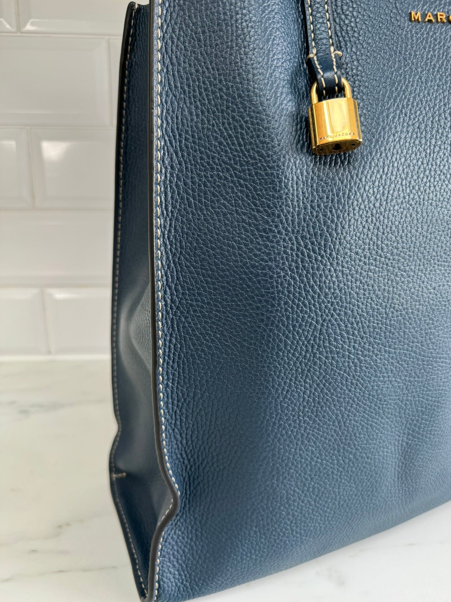 Marc Jacobs The Grind Tote - PetrolBlue