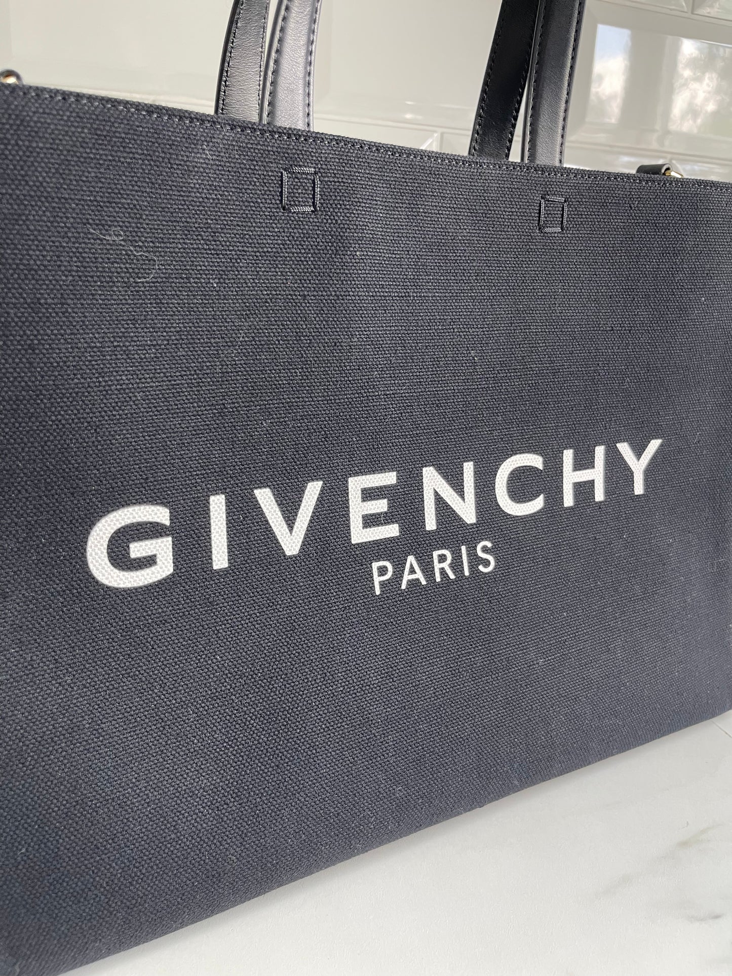 Givenchy black cheap wing shopping tote