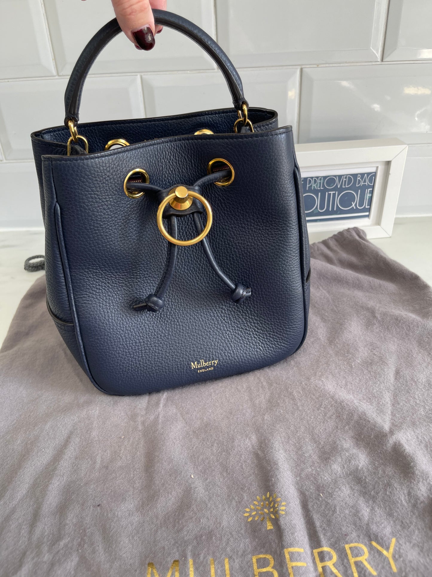 Mulberry small hampstead outlet black