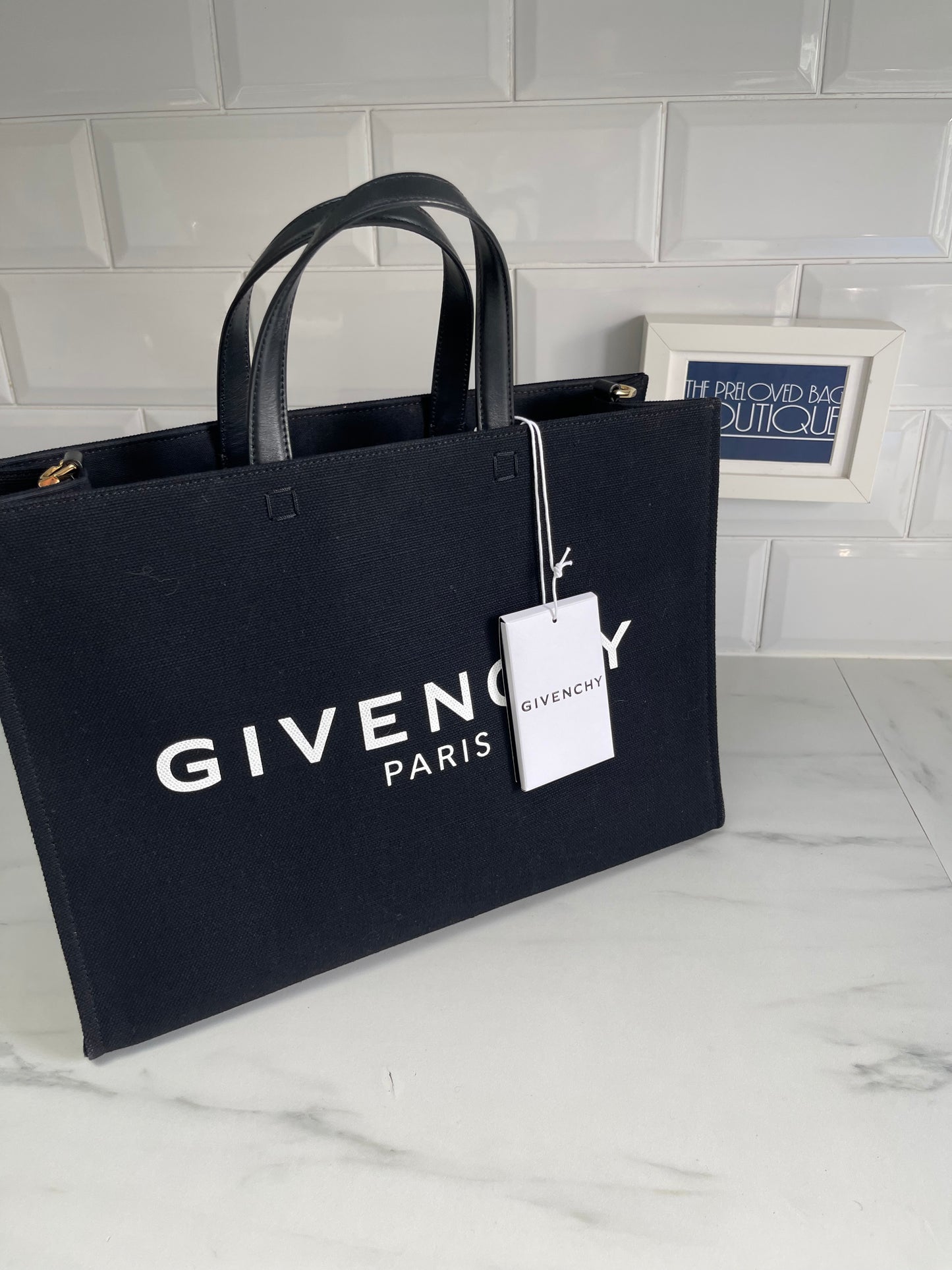 Givenchy Tote - Black Canvas