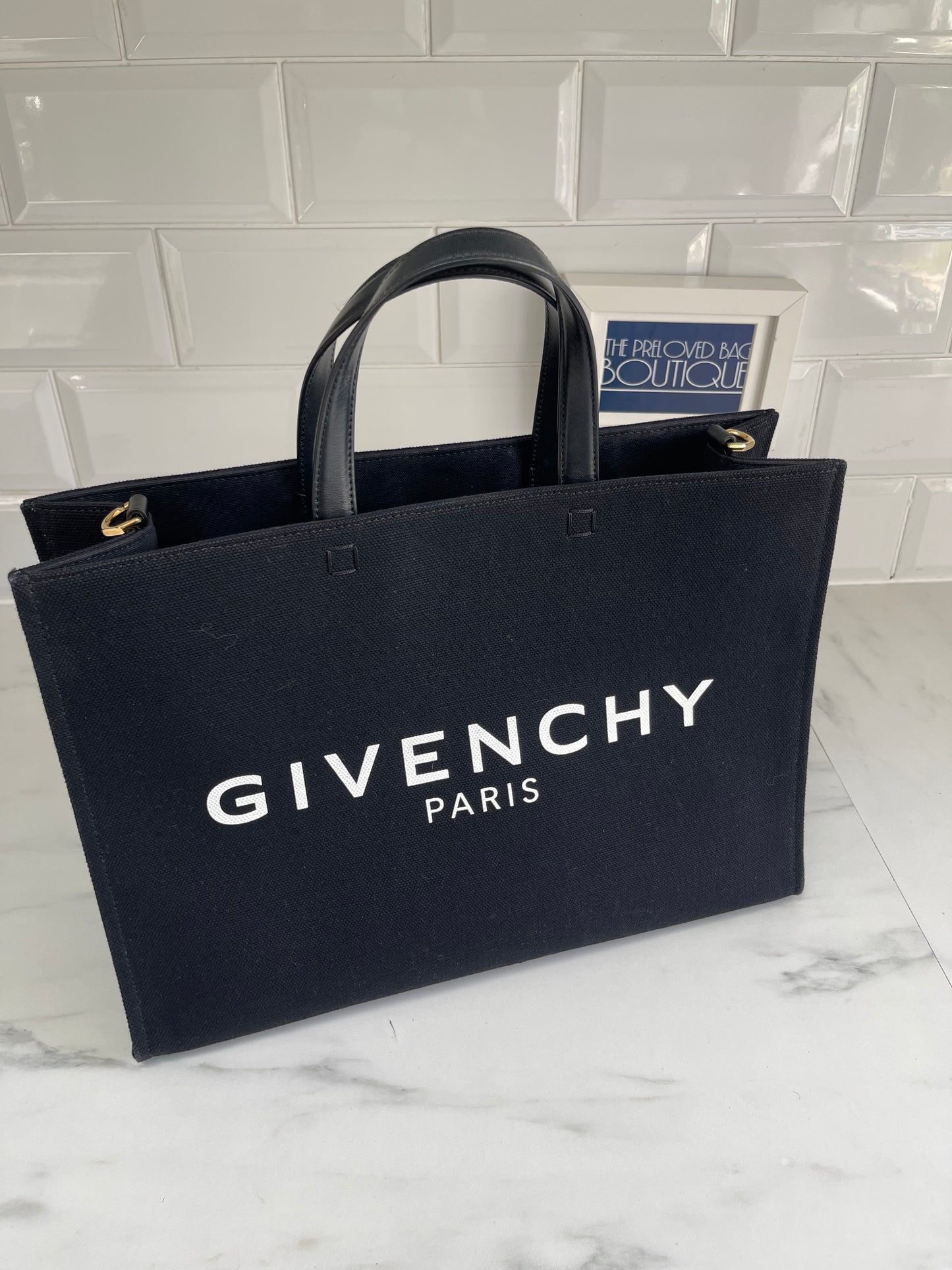 Givenchy Tote - Black Canvas