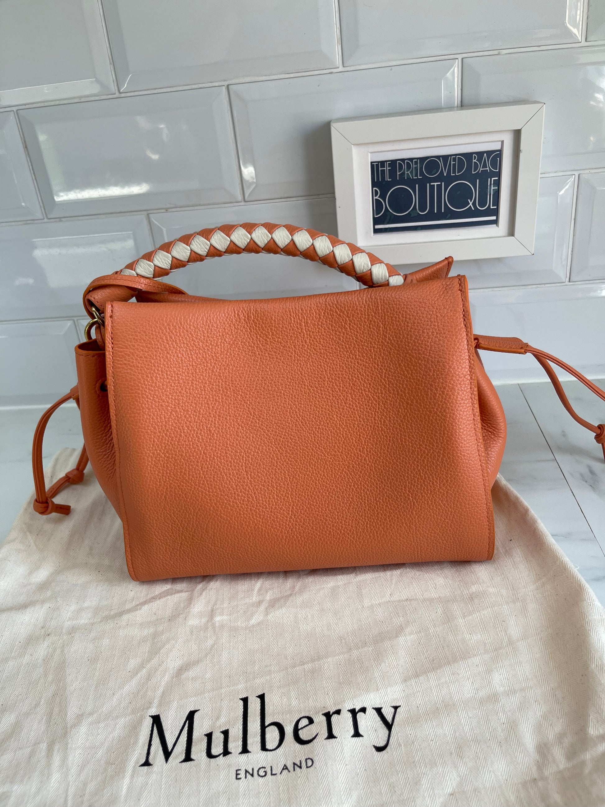 Mulberry Lily Small Bag In Orange