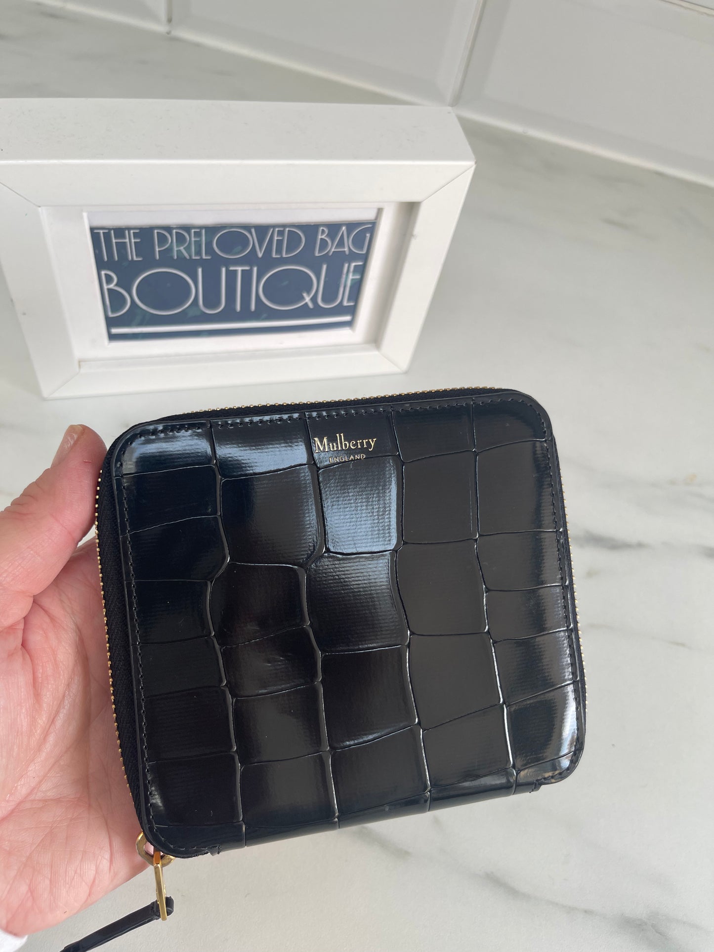 Mulberry Square Card Holder Wallet