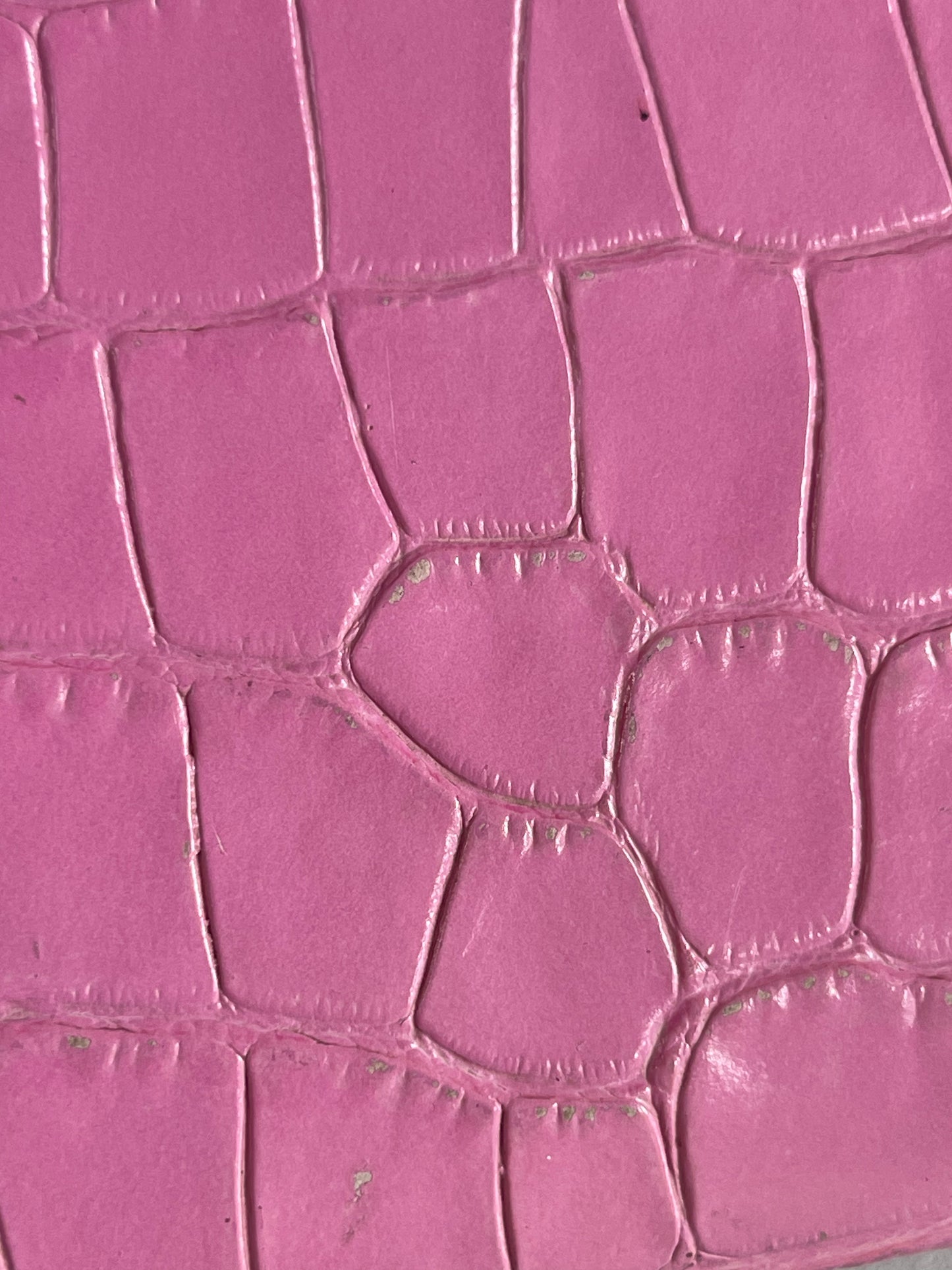 Mulberry Long Zip wallet - Raspberry Croc Embossed