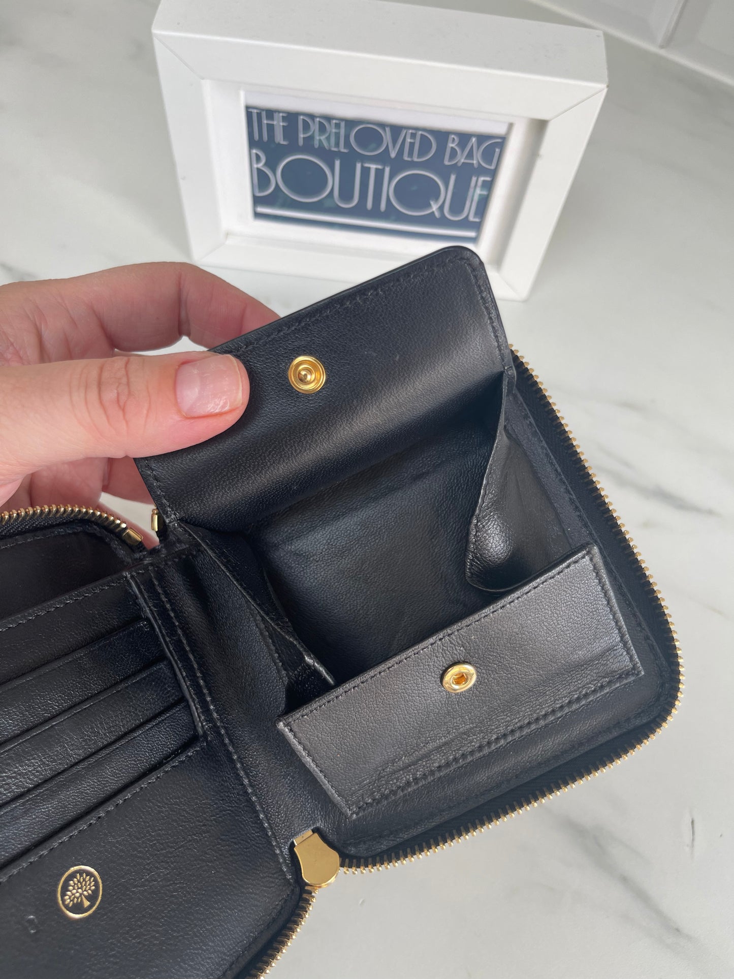 Mulberry Square Card Holder Wallet