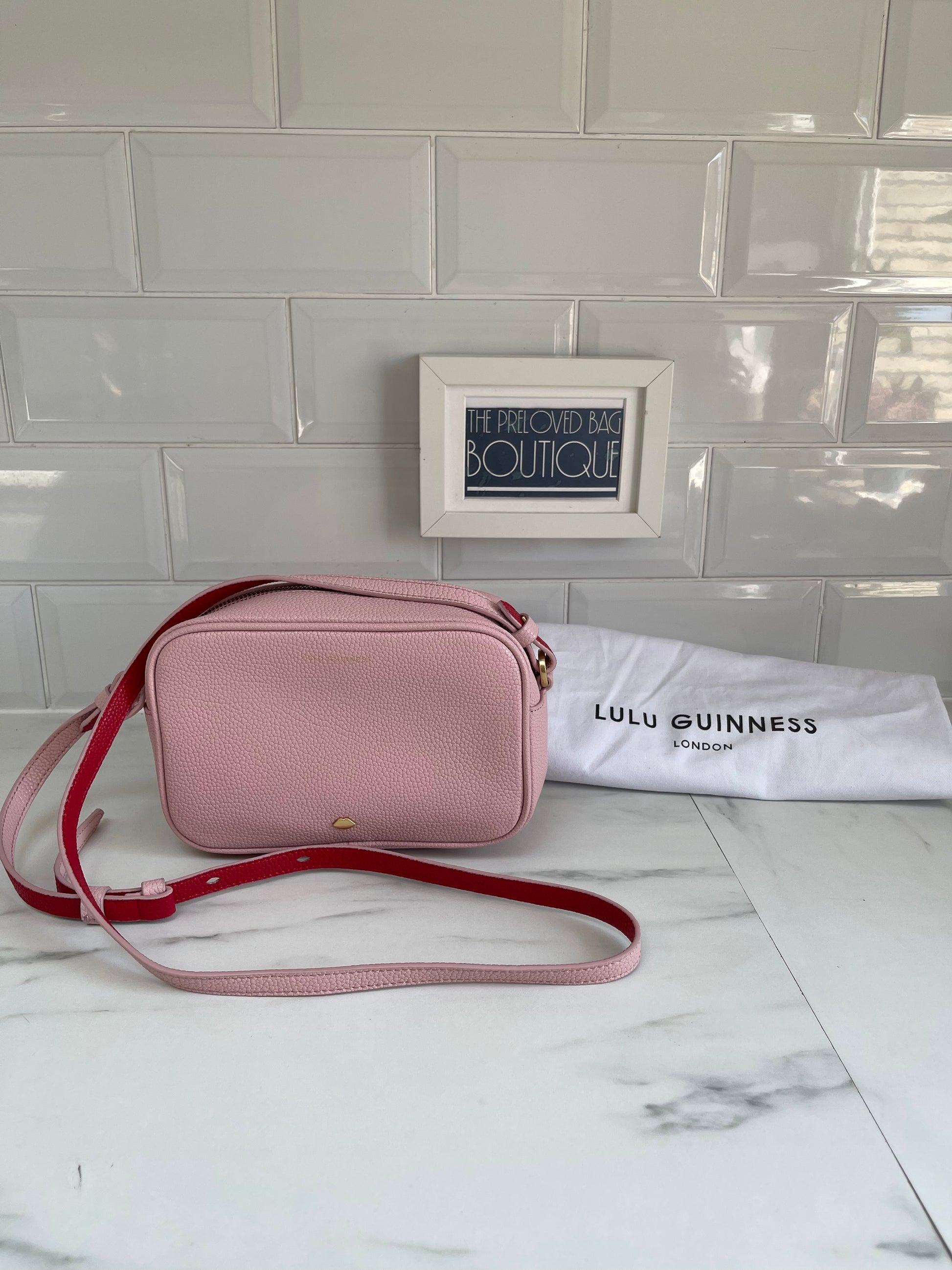 Lulu guinness discount pink bag