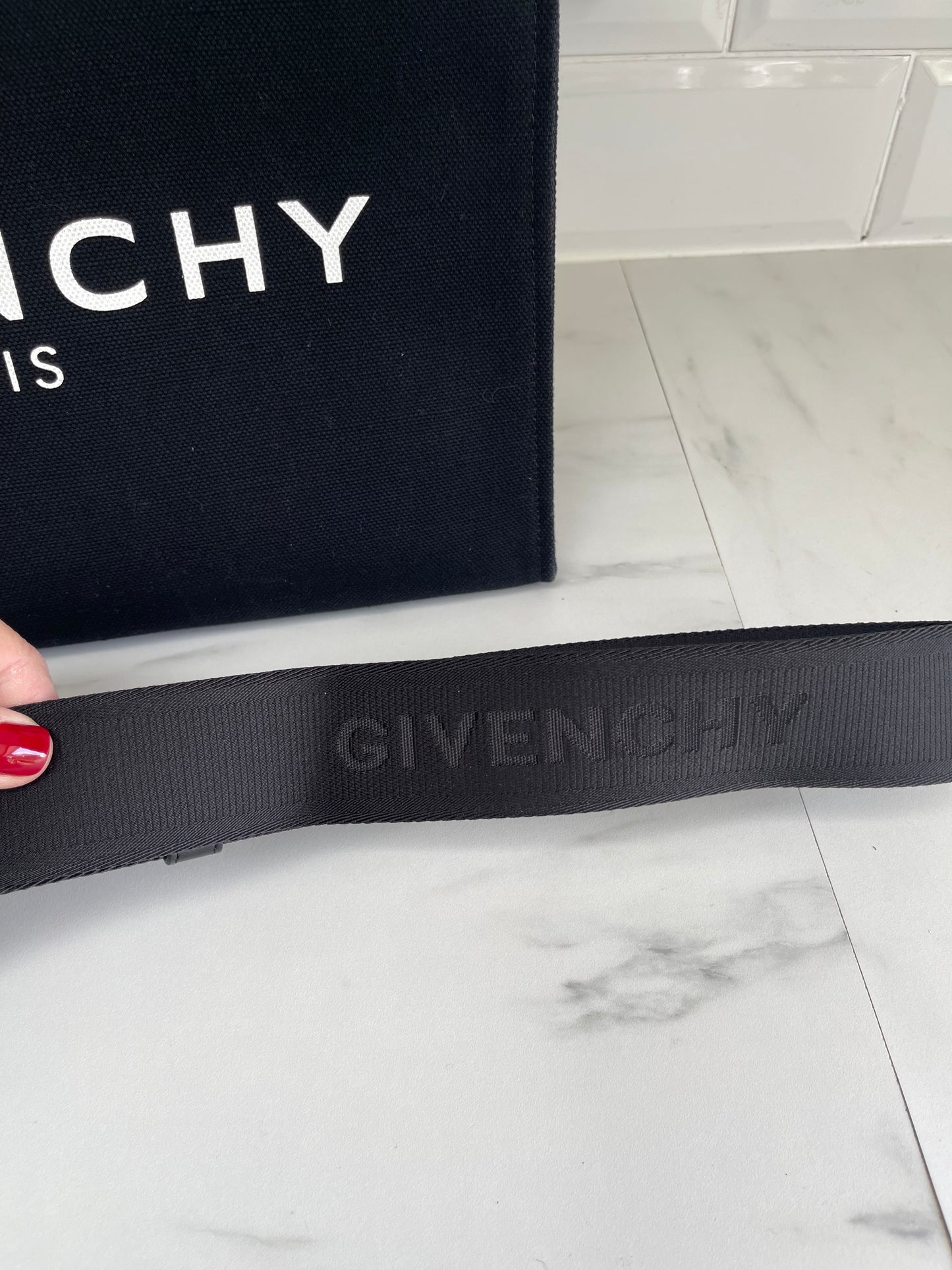 Givenchy Tote - Black Canvas