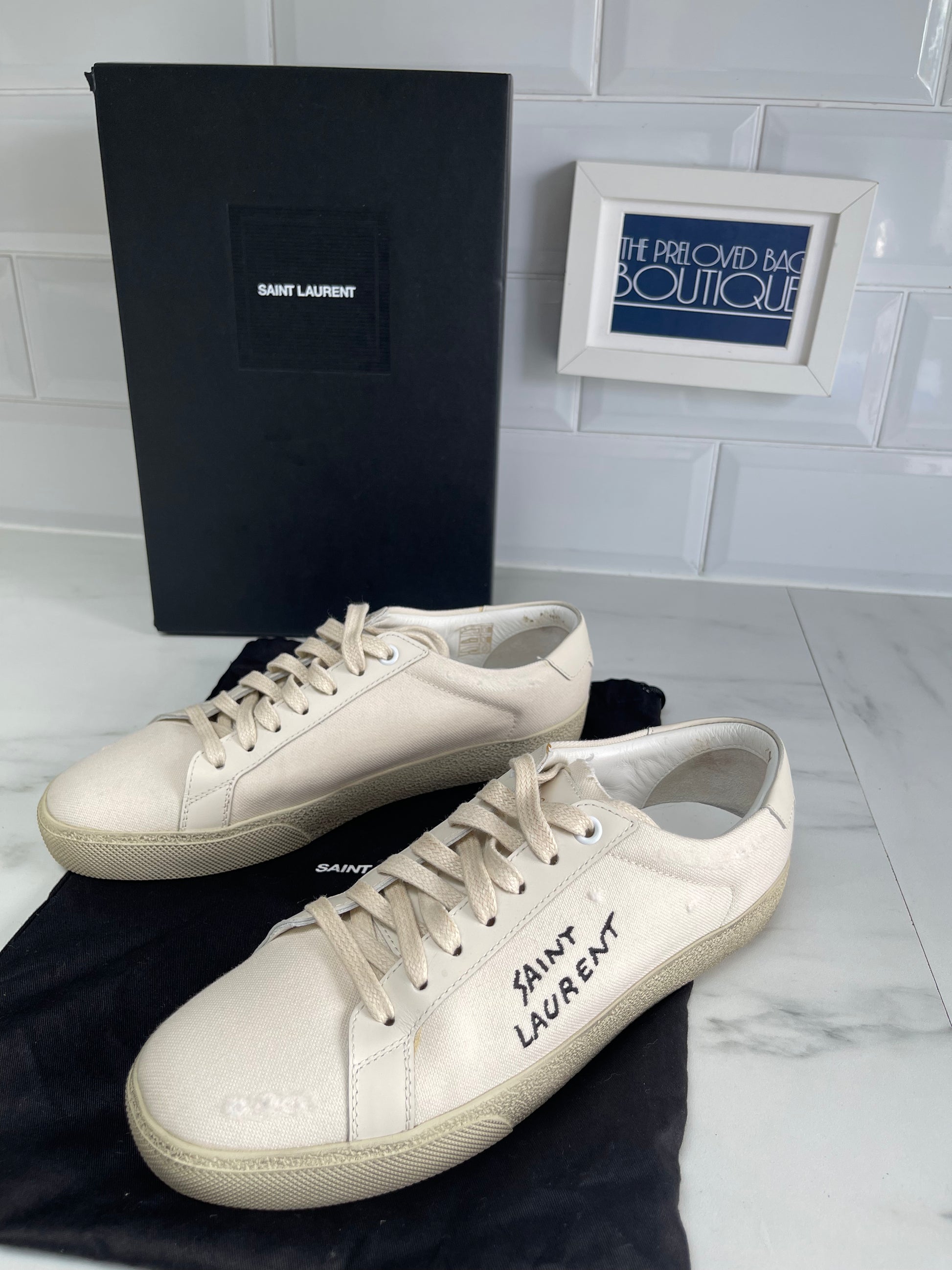 Saint laurent 2025 trainers sale