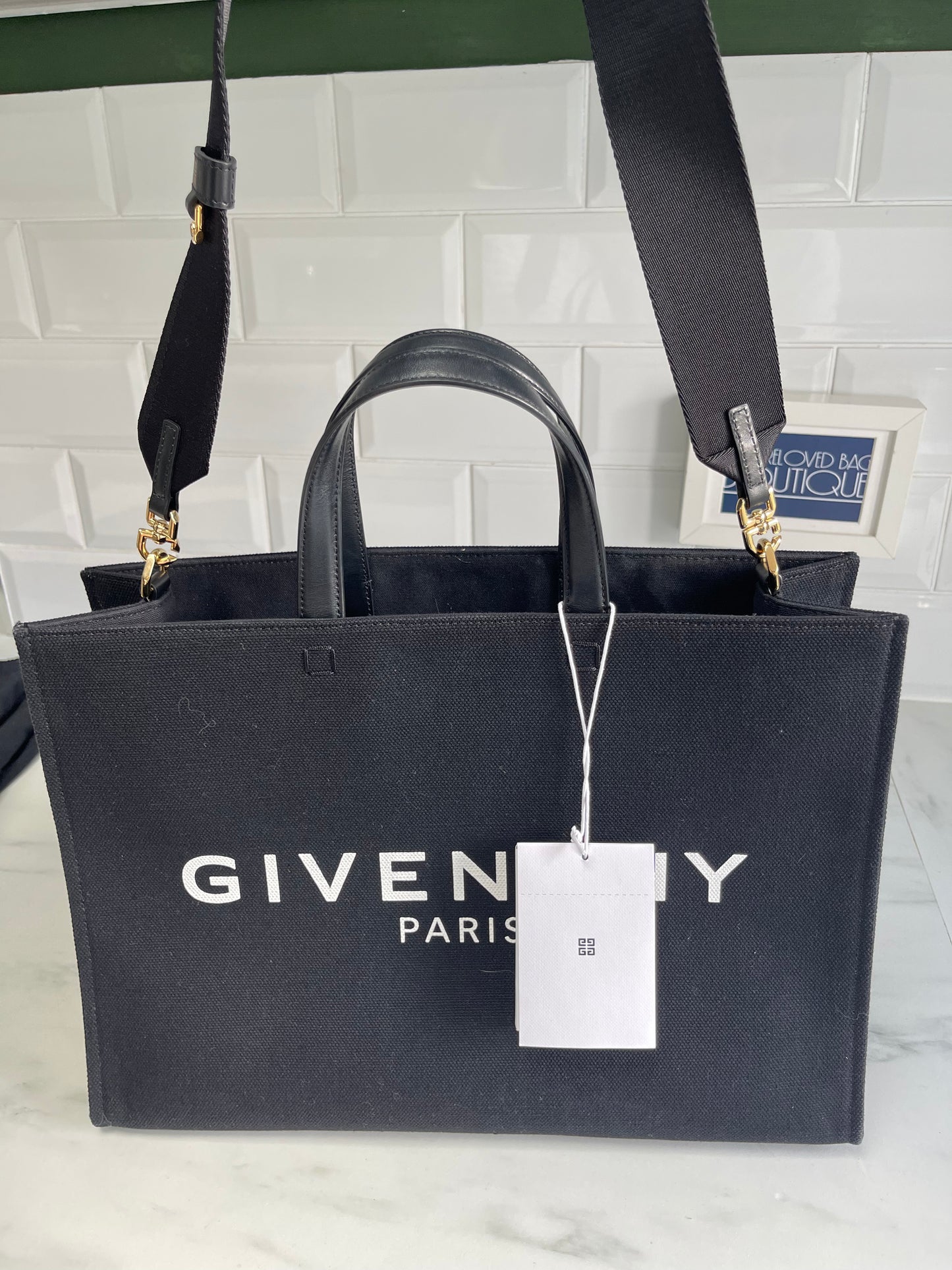 Givenchy Tote - Black Canvas