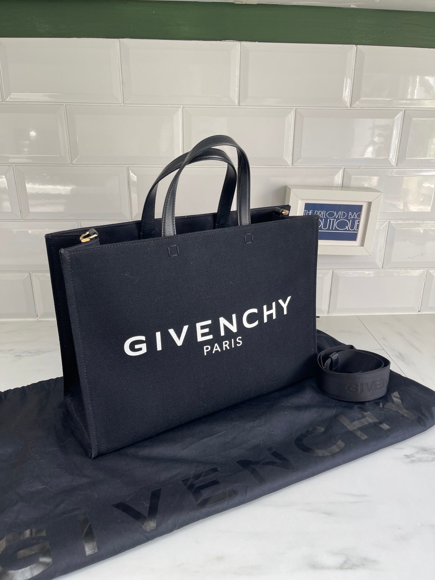 Givenchy Tote - Black Canvas