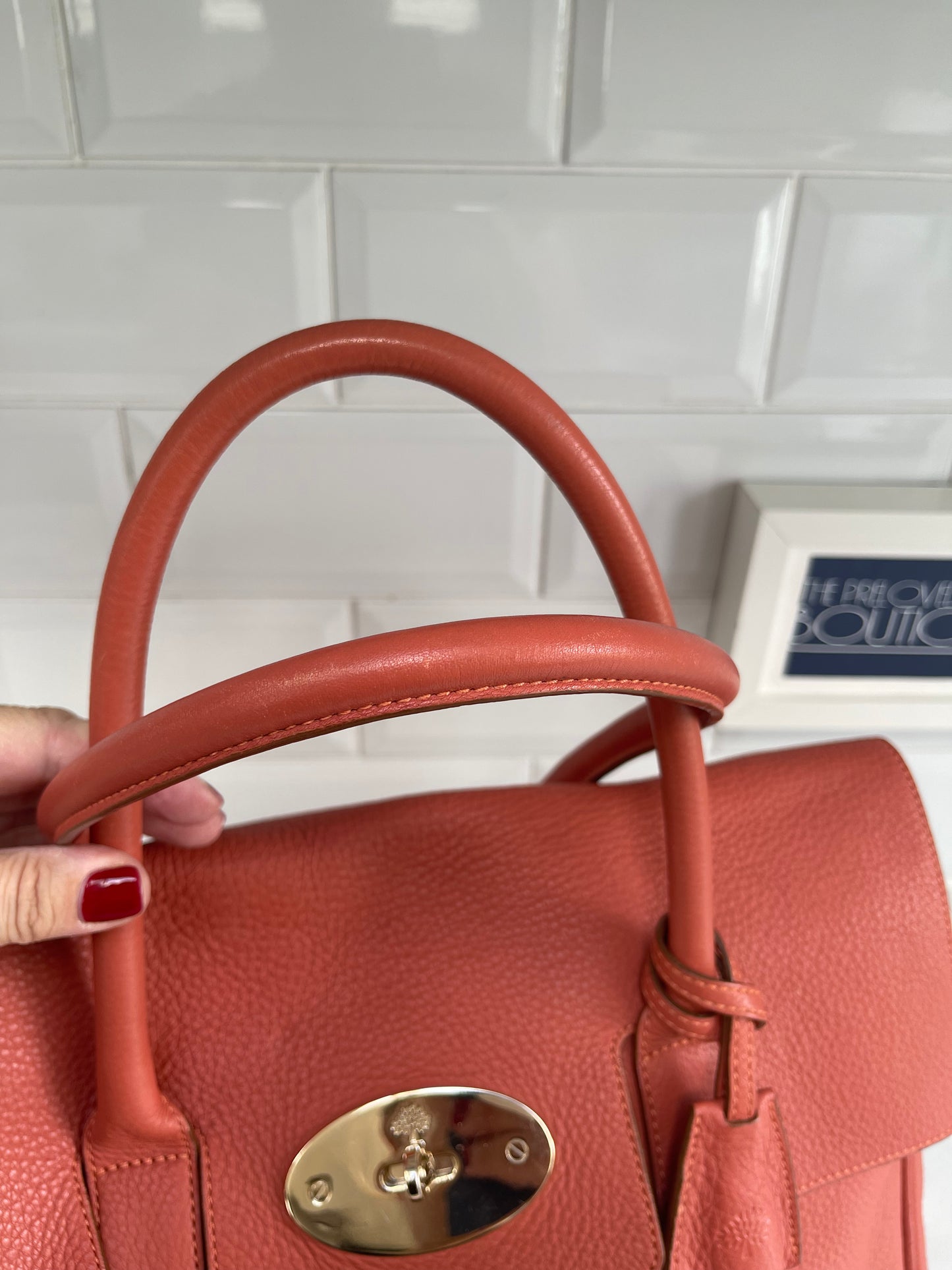 Orange 2025 mulberry bag