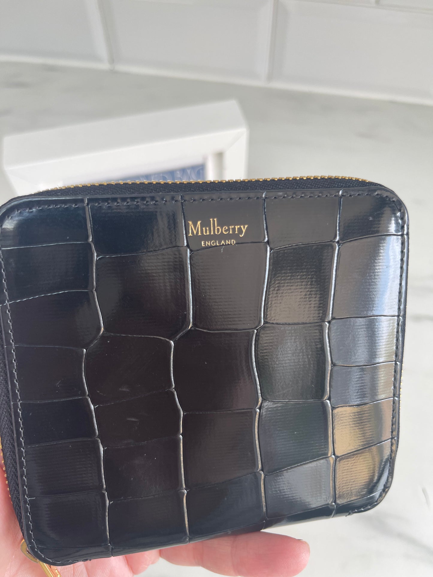 Mulberry Square Card Holder Wallet